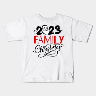 2023 family Christmas Kids T-Shirt